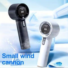 1 Rechargeable Handheld Fan - Portable Handheld Fan - High-Speed Adjustable USB Charging Fan, 100 Speed Regulation, Compact Face Cooling Fan for Indoor/Outdoor Use, Comes with a Hanging Rope, Handheld Cooling Fan | Stylish Handheld Fan