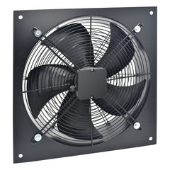 1pc 200mm Kitchen Exhaust Fan 780m³/h Stainless Steel Ventilation Fan with Low Noise Extractor with Backdraft Damper for Home Bathroom Garage, Black