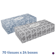 Softy 3ply Luxury Family Tissues - Extra Soft - 24 x 70 tissues