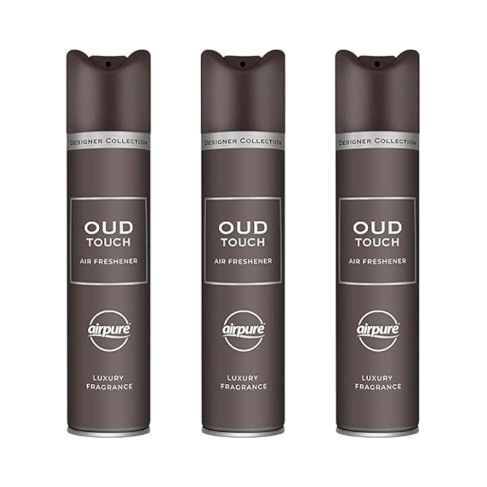 Pack of 3 - Airpure Air Freshener Oud Touch 300 ML