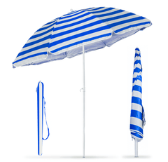 1.7m Garden Parasol Outdoor Tilt Umbrella, Parasol UV Canopy Patio Sun Shade Umbrella for Garden