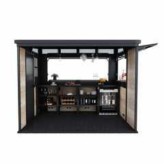 Keter Signature 9.1Ft X 6.8Ft (2.8 X 2.1M) Garden Bar Shed