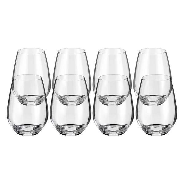 Judge Crystalline Stemless Wine Glasses, 540Ml, 8 Pack