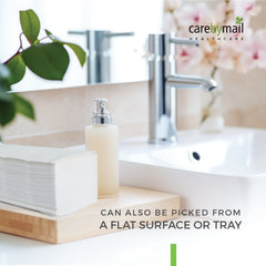 Interfold V-Fold Paper Hand Towels - 2-Ply Premium 2000 Sheets (10 Sleeves of 200 Sheets) | Sheet Size: 24cm x 21cm