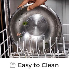 Stainless Steel Mixing Bowls Set for Kitchen, Dishwasher Safe Nesting Bowls for Cooking, Baking, Meal Prepping-6pcs set