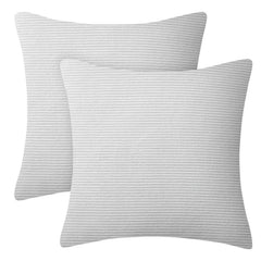 1pc Stripe Velvet Cushion Cover – Soft Luxury Cushion Case, Modern Textured Design, Machine Washable for Sofa & Bedroom Decor, Ideal Gift