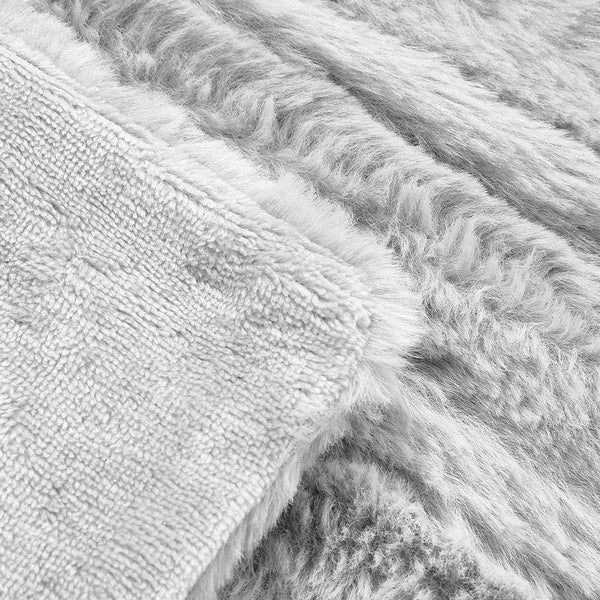 3pcs Faux Rabbit Plush Bedding Set, Soft Fluffy Comfortable Thicken Warm Autumn-Winter Duvet Cover & Pillowcase Set, Machine Washable, Ideal for Hotel, Guest Room, Bedroom, Home Use,Christmas Presents, Single/Double/King/Super King Size (1*Duvet Cover + 2