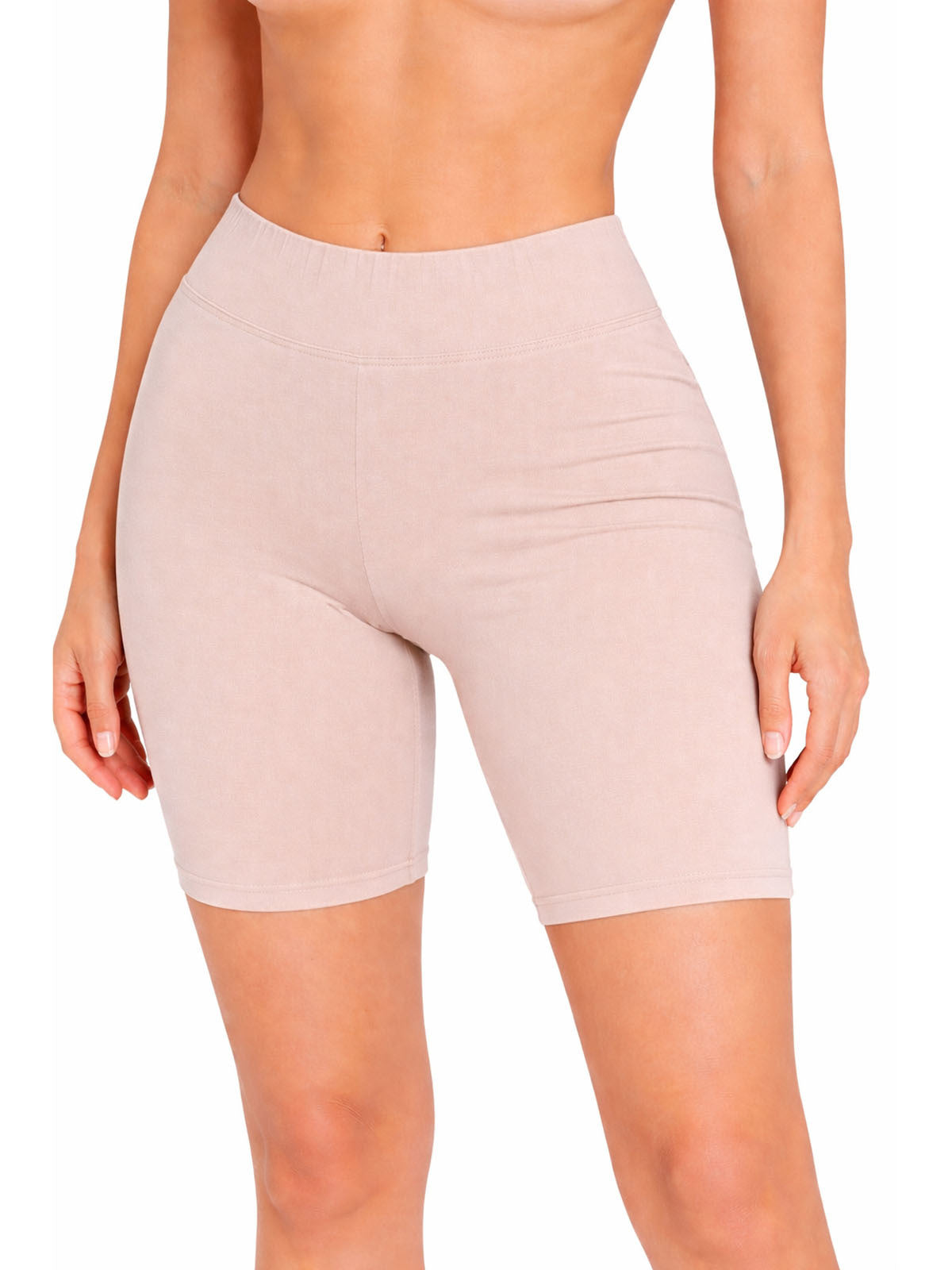 Cotton Rich Stretch Leggings Shorts for Women
