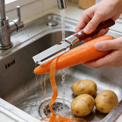 Multifunctional Stainless Steel Peeler/Bottle Opener with 2-In-1 Ergonomic Design, Suitable for Right-Handed Users. an Excellent Tool for Peeling Vegetables And Fruits. A Top Choice for Holiday Gifts