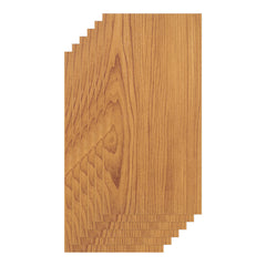 36pcs Self Adhesive Vinyl Flooring, 15X30cm Wood & & Stone Grain Effect Peel and Stick Floor Tiles, Waterproof Flooring Stickers for Home Office Bedroom Kitchen Living Room