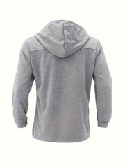 2024 Foreign Trade New Product Men'S Mid-Length Slim Fit Windbreaker Hooded Casual Pure Coat Performance Clothing