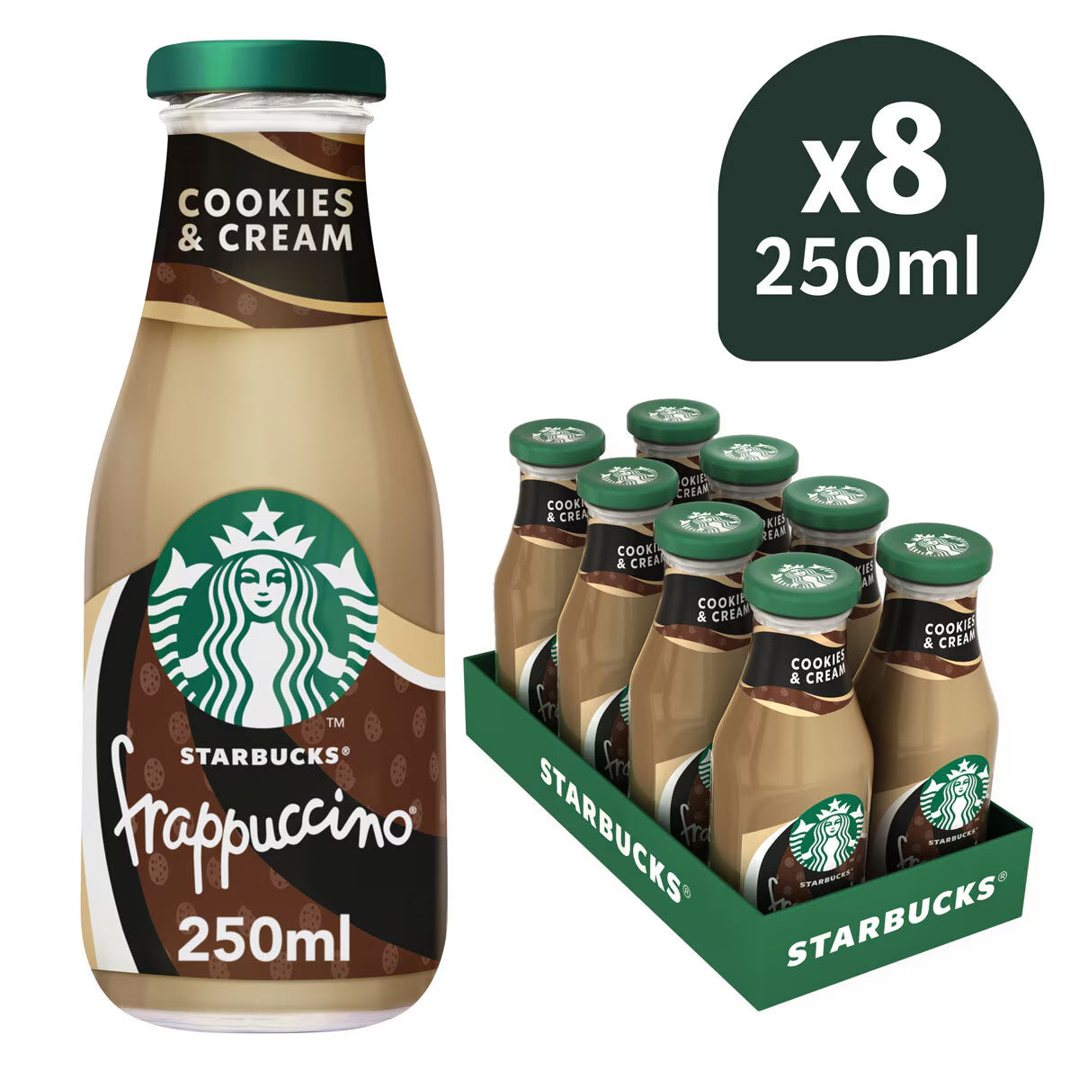 Starbucks Frappuccino Cookies and Cream, 8 X 250Ml