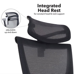 Elise Mesh Operator Chair with Adjustable Headrest