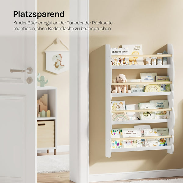 1pc Bookshelf Ledge | Book Organizer with Bookshelves, Pine E1 MDF, Green, Cubby Shelf, Freestanding, Suitable for Various Room Types