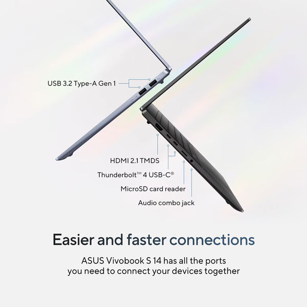 ASUS Vivobook S, Intel Core Ultra 7, 16GB RAM, 1TB SSD, 14 Inch OLED Laptop, S5406SA-QD006W