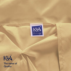 K&A® Pintuck Pinch Pleat Duvet Cover Set with Zipper Closure including Pillowcase – Ultrasoft Brushed Microfiber – Easy Care & Machine Washable
