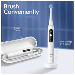 Oral B Io7 Duo Pack White and Black Toothbrushes
