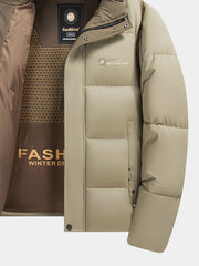 Winter New Warm Jacket with Detachable Hood, Trendy Fashion Men's Parka Coat, Business Casual Versatile Outerwear