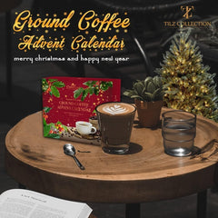 Coffee Advent Calendar 2025 –24 Artisan Ground Coffee Gift Set, Christmas Adult Advent Calendars, Individual Sachets Sampler |Non Chocolate Advent Calendar for Coffee Lovers, Men, Women, Vegan Gifts