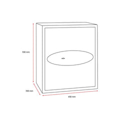 Phoenix 42 Litre Fortress SS1183K Security Safe with Key Lock