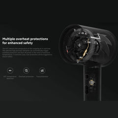 Xiaomi Ionic Hair Dryer H300,20 M/S Super Large Air Flow,2-Speed Three Temperature Settings,Powerful And Fast Hair Dryer, Hot And Cold Air Constant Temperature Hair Care Without Damage