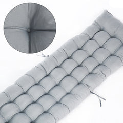 Garden Bench Cushion Chair Cushion, Sun Lounger Cushion Pads 160*50*8cm Thick Garden Recliner Chair Replacement Anti-Slip Cushion Sunbed Cushion 2 3 Seater Seat Pad for Porch Swing Patio Lawn Various Colour Options