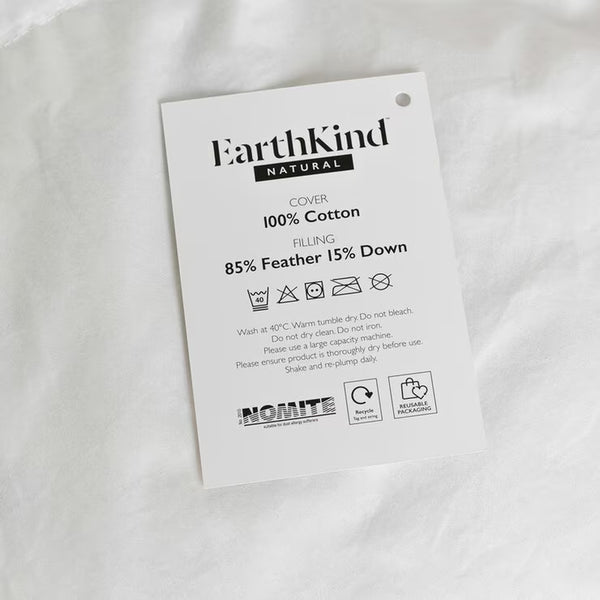 Earthkind™ Recycled Feather & down 4.5 Tog Duvet, in 4 Sizes