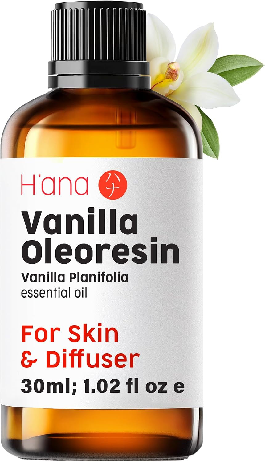 H'Ana Rose Essential Oil - 100% Pure and Natural Rose Oil for Face, Skin and Diffuser - with a Sweet, Fresh Scent, Smells like Fresh Roses - Symbolises Love and Beauty (30Ml)