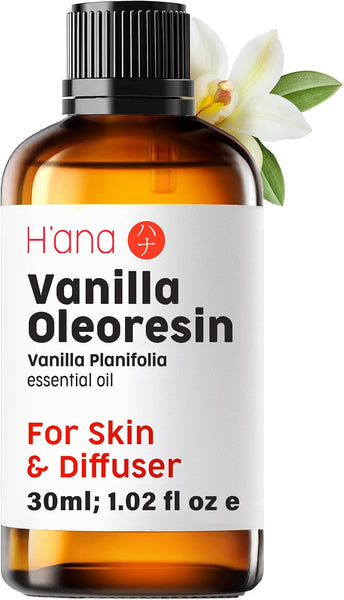 H'Ana Rose Essential Oil - 100% Pure and Natural Rose Oil for Face, Skin and Diffuser - with a Sweet, Fresh Scent, Smells like Fresh Roses - Symbolises Love and Beauty (30Ml)