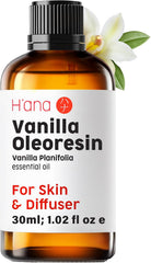 H'Ana Rose Essential Oil - 100% Pure and Natural Rose Oil for Face, Skin and Diffuser - with a Sweet, Fresh Scent, Smells like Fresh Roses - Symbolises Love and Beauty (30Ml)