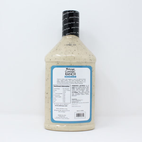 Johnny'S Classic Ranch Dressing & Dip, 1.53L