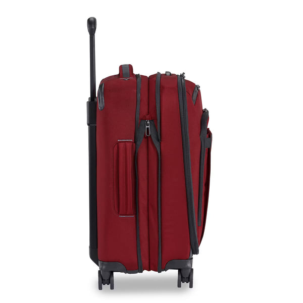 Briggs & Riley ZDX 53Cm Carry-On Expandable 4 Wheel Spinner Suitcase in Brick