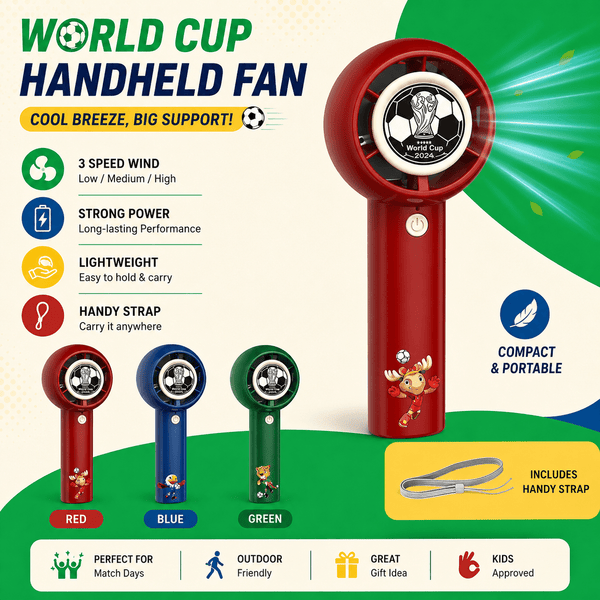 Mini Portable Handheld Fan-USB Rechargeable Quiet Cooling Fan-Lightweight Summer Travel Fan for Outdoor Sports & School Assorted