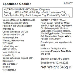 The Silver Crane Co Winter Festive Houses Speculoos Cookies, 345G in 3 colors