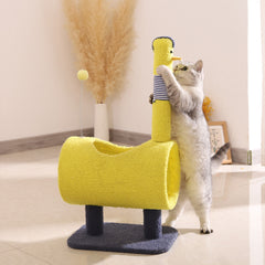 Lovely Design Cat Tree, Cat Scratching Post, Cat Nest, Multifunctional and Practical Cat Supplies for Cat'S Entertainment, Rest and Sleep. Two Styles Will Be Loved By Your Cat