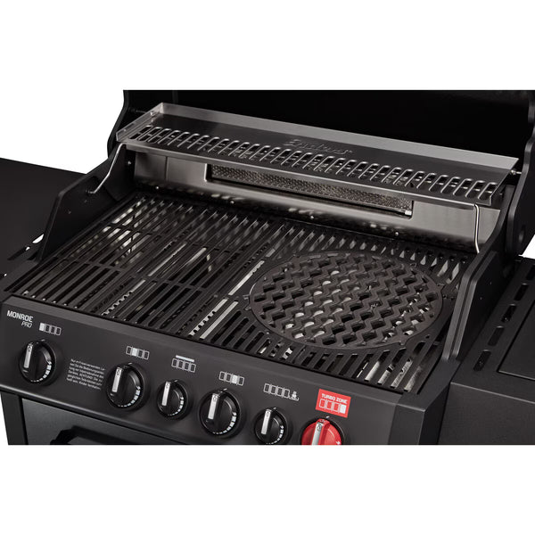 Enders Monroe 4 Burner Stainless Steel Gas Barbecue + Pizza Stone + Cover