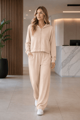 Women'S Soft Touch Tracksuit Set, Zip Up Hooded Jacket & Joggers, Casual 2pcs Lounge Wear Co Ord Outfit, Casual and Sports Wear, Gym Wear Street Wear