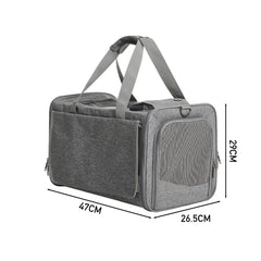 Large Pet Carrier Bag Portable Soft Fabric Fold Dog Cat Puppy Travel Bag in UK