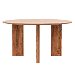 Gallery Borden Acacia round Dining Table, Seats 4