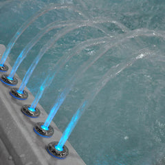 Blue Whale Spa Fisher Cove 85-Jet 6 Person Hot Tub - Delivered and Installed