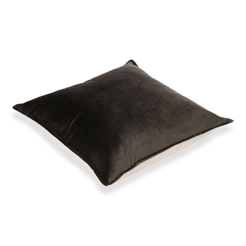 Velvet Feather Filled Deco Cushion 55 X 55 Cm, Beluga