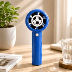 Portable Handheld Fan, USB Rechargeable Mini Fan with 3 Speed Settings, Compact Personal Cooling Fan for Home Office Travel Outdoor Use