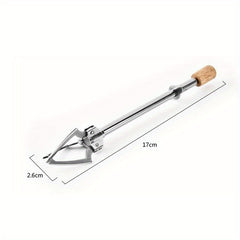 Telescopic Ice Clip Pickle Grabber Fork Tongs Olives Pickled Onions Utensil 1pc
