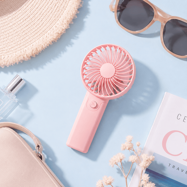 Portable Mini Handheld Cooling Fan Lightweight Quiet Fan for Travel Office Outdoor Use