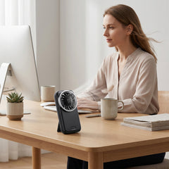 Handheld Mini Fan, Upgrade Strong Cool Wind, 5 Speeds, USB Rechargeable, Compact Pocket-Sized Portable Small Personal Fan for Travel, Cruise, Concerts, Makeup, Summer Gifts for Women Men
