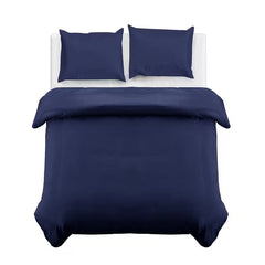 Divine Textiles-Plain Duvet Cover Bedding Set with Pillowcases – Soft & Smooth Everyday Bed Linen – Easy Care Comfortable Quilt Cover – Single Double King Super King Sizes Bedroom Set