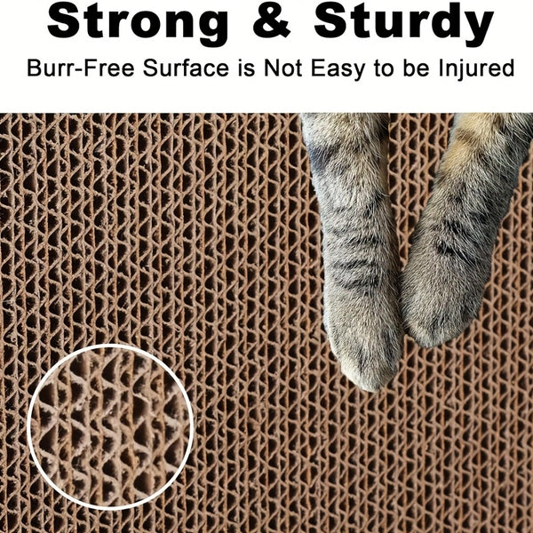 Pet Cat Kitten Cardboard Corrugated Scratcher Scratching Pad Sofa Board Mat