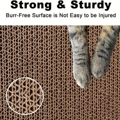 Pet Cat Kitten Cardboard Corrugated Scratcher Scratching Pad Sofa Board Mat