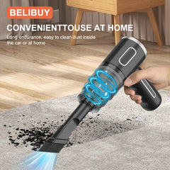Powerful Vacuum Cleaner with Operation & Crevice - Heavy-Duty Plastic Vacuum Suitable for Hardwood Floors, Carpets, Pet Hair Removal - Ideal Gift for Men, Women, Birthdays &
