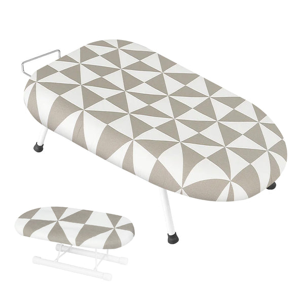 1pc Compact Folding Ironing Board with Pink Floral Pattern - Space-Saving, Easy Storage, Multi-Use Design for Home Use, Durable Plastic Material, Ironing Boards